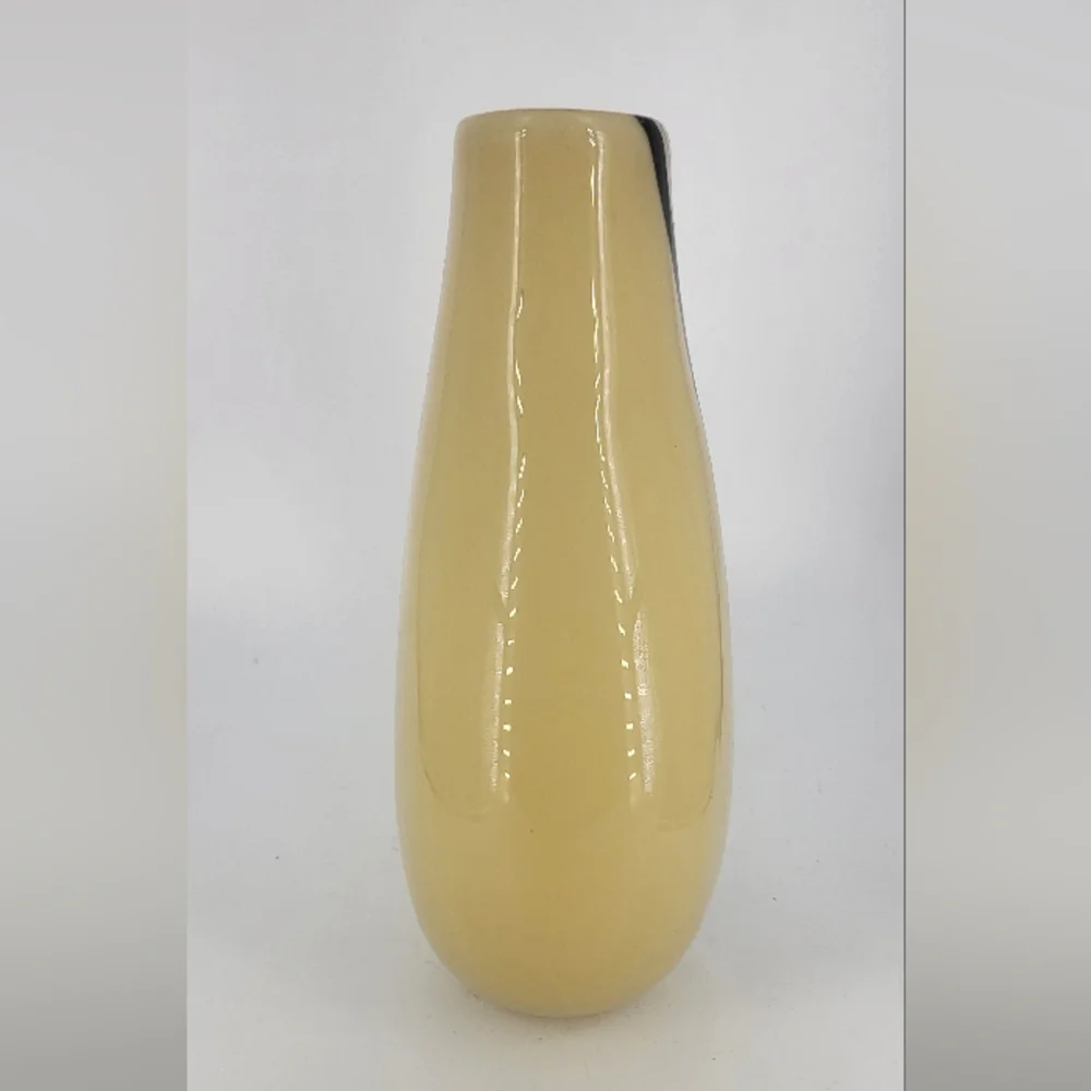 vtg‎ hand blown glass vase 10